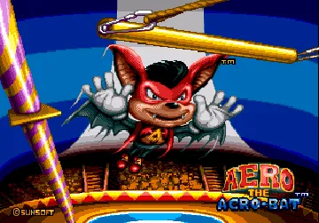 Aero the Acro-Bat (Europe) screen shot title